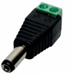 Saxxon Adaptador Tipo Jack 3.5mm, Negro/Verde, 10 Piezas 