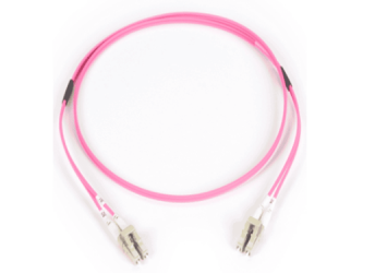 SBE Tech Cable Fibra Óptica Multimodo OM4 LC Macho - LC Macho, 1 Metro, Rosa 