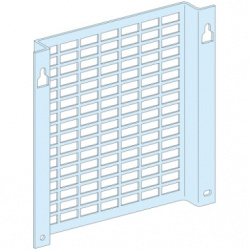 Schneider Electric Placa Soporte Perforada 03171, 4 Módulos, Gris 