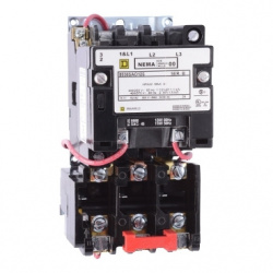 Schneider Electric Arrancador de Motor Magnético 8536SBO2V03, 3 Polos, 18A, Entrada 460V 