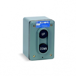 Schneider Electric Botonera Doble 9001BW243, Alámbrico, Gris 