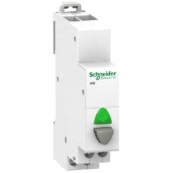 Schneider Electric Botón Pulsador A9E18036, Verde 