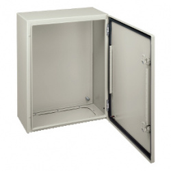 Schneider Electric Gabinete Metálico para Exteriores, 50 x 40cm, Gris 