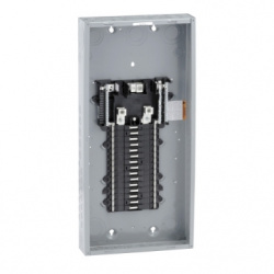 Schneider Electric Centro de Carga QO130L200PG, 30 Polos, 200A, Sobreponer, Gris 