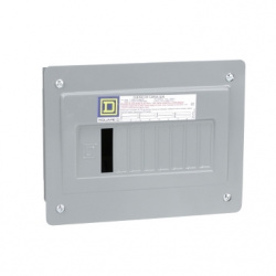 Schneider Electric Centro de Carga QOD8FB, 8 Polos, 100A, Empotrar, Gris 