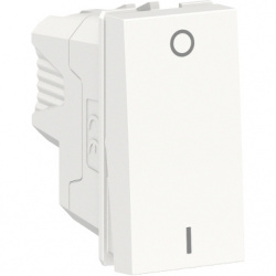 Schneider Electric Interruptor Sencillo S70116204, 250V, 16A, Blanco 