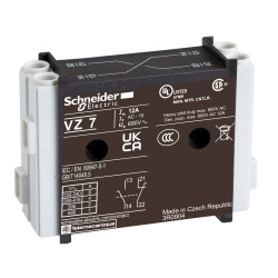 Schneider Electric Bloque Contactor Auxiliar VZ7, 690V, 12A 