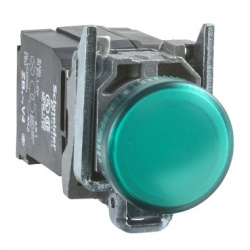 Schneider Electric Luz Piloto con LED XB4BV33, 120V, Verde 