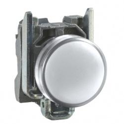 Schneider Electric Luz Piloto XB4BVG1, Blanco 