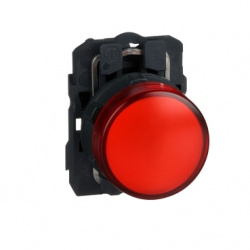 Schneider Electric Luz Piloto con LED Integral XB5AVG4, 120V, Rojo 