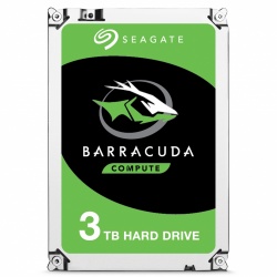 Disco Duro Interno Seagate Barracuda 3.5'', 3TB, SATA III, 6 Gbit/s, 7200RPM, 64MB Cache 