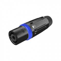 Seetronic Conector Speakon, Negro 