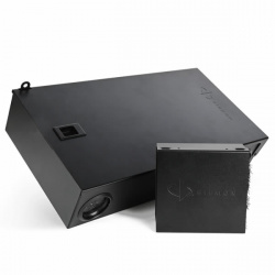 Siemon Caja de Distribución para Fibra Óptica LVW-F4-01, 45.7 x 23.4 x 9cm, Negro 