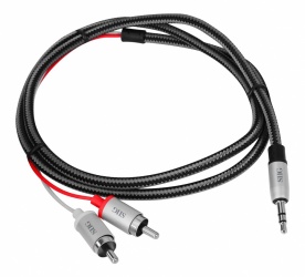 SIIG Cable AUX 3.5mm Macho - RCA Macho, 1 Metro, Negro 