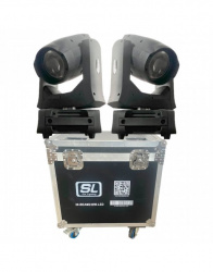 SL Prolight Proyector de Luz Beam 230, 230W, 14 Colores + Blanco, 2 Piezas 