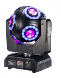 SL Prolight Proyector de Luz LED Disco Planet I Ball Light, 8 x 10W, RGB 