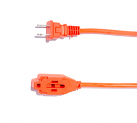 Smartbitt Extensión de Uso Rudo SBEC-HD10M, 3 Salidas AC, 13A, 10 Metros, Naranja 