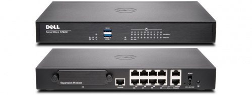 Router SonicWall con Firewall TZ600 TotalSecure, 1500 Mbit/s, 10x RJ-45, 2x USB 2.0 