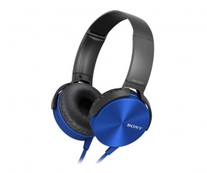 Sony Audífonos MDR-XB450AP, Alámbrico, 1.2 Metros, Azul 