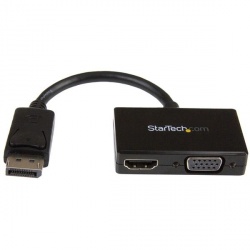 Venta de StarTech.com Adaptador DisplayPort - HDMI o VGA, Negro DP2HDVGA