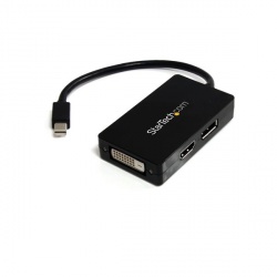 StarTech.com Adaptador Mini DisplayPort 1.2 Macho - DVI/HDMI/DP, Negro 