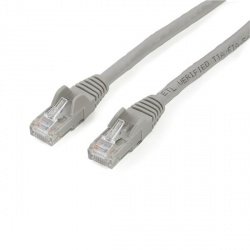 StarTech.com Cable Patch Cat6 UTP sin Enganches RJ-45 Macho - RJ-45 Macho, 2 Metros, Gris 