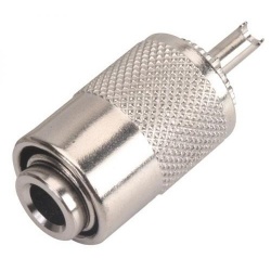 Steren Conector Coaxial 200-192, UHF Macho, para RG8/RG58/RG59, Plata 