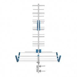 Compra Steren Antena Para Televisi N Exterior Uhf Aluminio Azul Ant