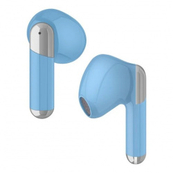 Steren Audífonos Intrauriculares con Micrófono AUD-7410 Sport Touch, Inalámbrico, Bluetooth, Azul 