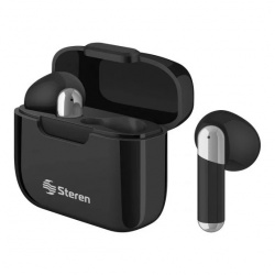 Steren Audífonos Intrauriculares con Micrófono AUD-7410NE, TWS, Inalámbrico, Bluetooth, Negro 