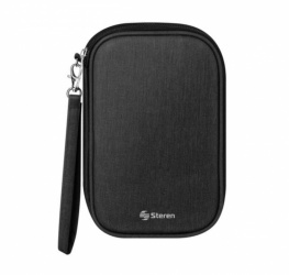 Steren Estuche Organizador para Accesorios Electrónicos, 3 Divisiones, Negro 