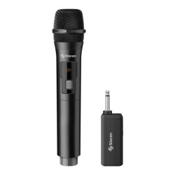 Steren Micrófono MIC-285R, Inalámbrico, 6.3mm, Negro 