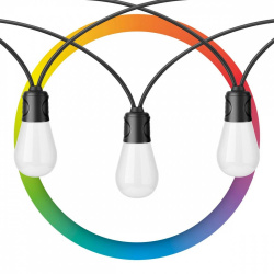 Steren Serie de Focos Regulables LED Inteligentes, Wi-Fi, Luz RGB, Negro, 12 Focos 