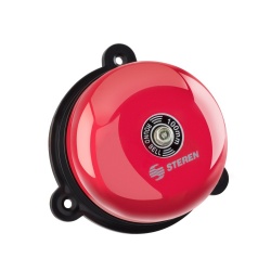 Steren Campana, Alámbrico, 88dB, Rojo/Negro 