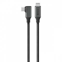 Steren Cable USB C Macho - USB C Macho, 1.8 Metros, Negro 