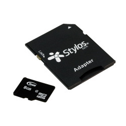 Memoria Flash Stylos, 8GB MicroSD Clase 10 