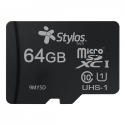 Memoria Flash Stylos STMSDS3B, 64GB MicroSDHC UHS-I Clase 10 