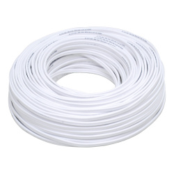 Surtek Cable Eléctrico Tipo POT 136954, 16AWG, 100 Metros, Blanco 