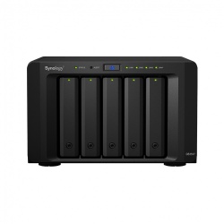 Synology Servidor NAS DS1517 de 5 Bahias, Annapurna Labs Alpine AL-314 1,7 GHz, 2GB DDR3L, 2x USB 3.0 - no incluye Discos 