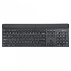 Teclado Targus Energy Harvesting EcoSmart, Inalámbrico, Bluetooth, USB-C, Negro (Inglés) 