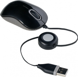 Mouse Targus Óptico AMU75US, Alámbrico, USB-A, Negro 