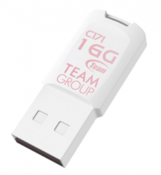 Memoria USB Team Group C171, 16GB, USB 2.0, Blanca 