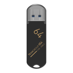 Memoria USB Team Group C183, 64GB, USB A 3.2, Lectura 100MB/s, Negro 