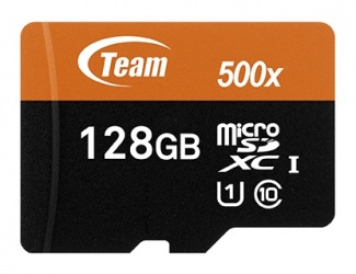 Memoria Flash Team Group TUSDX128GUHS03, 128GB MicroSDXC UHS-I Clase 10, con Adaptador 