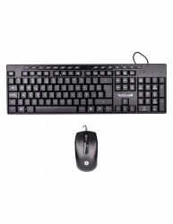 Kit de Teclado y Mouse TechZone TZACCBA01, Alámbrico, USB, Negro (Español) 