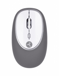 Mouse TechZone Óptico Jelly-Mate, RF Inalámbrico, 1200 DPI, Gris 