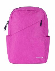 ﻿Techzone Mochila de Poliéster Classic Pink para Laptop 15.6