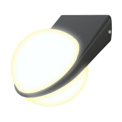 Tecnolite Lámpara LED para Pared Arbotante Stribor, Exterior, Luz Cálida Brillante, 10W, 800 Lúmenes, Negro, para Casa 