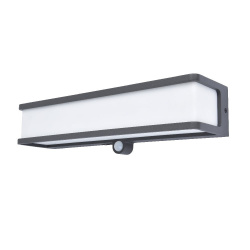 Tecnolite Lámpara LED para Sobreponer en Muro 16SOLLED42DC30G, Exteriores, Luz Neutra, 16.5W, 1100 Lúmenes, Gris, para Casa/Comercial 