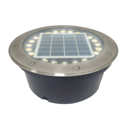 Tecnolite Lámpara Solar LED de Piso HAMAL, Exteriores, Luz Cálida, 0.8W,  144 Lúmenes, Negro, para Casa 